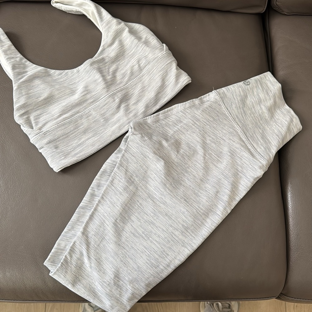 Lululemon Gray Leggings only - Picture 3 of 4